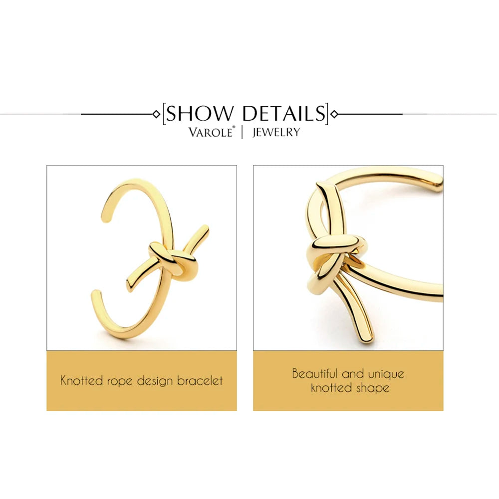 Evelina Knot Cuff Bracelet