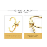 Evelina Knot Cuff Bracelet