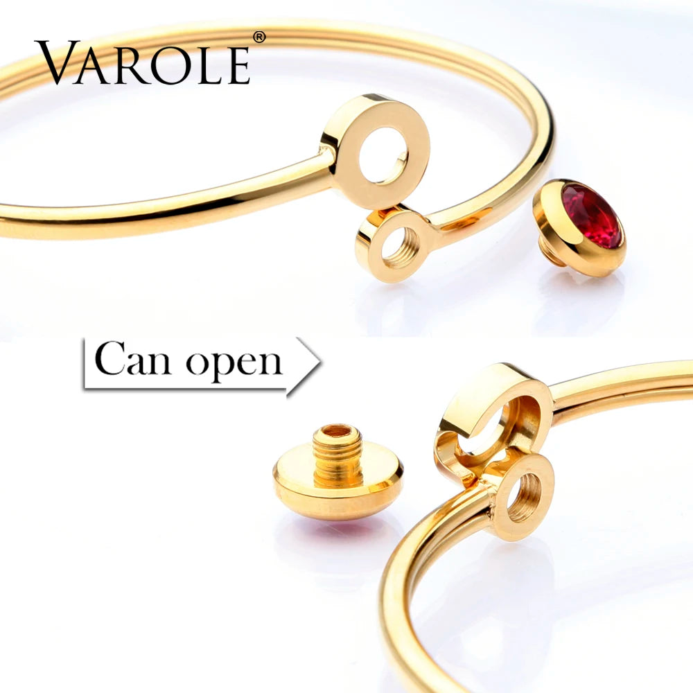Aurora Crystal Cuff Bracelet