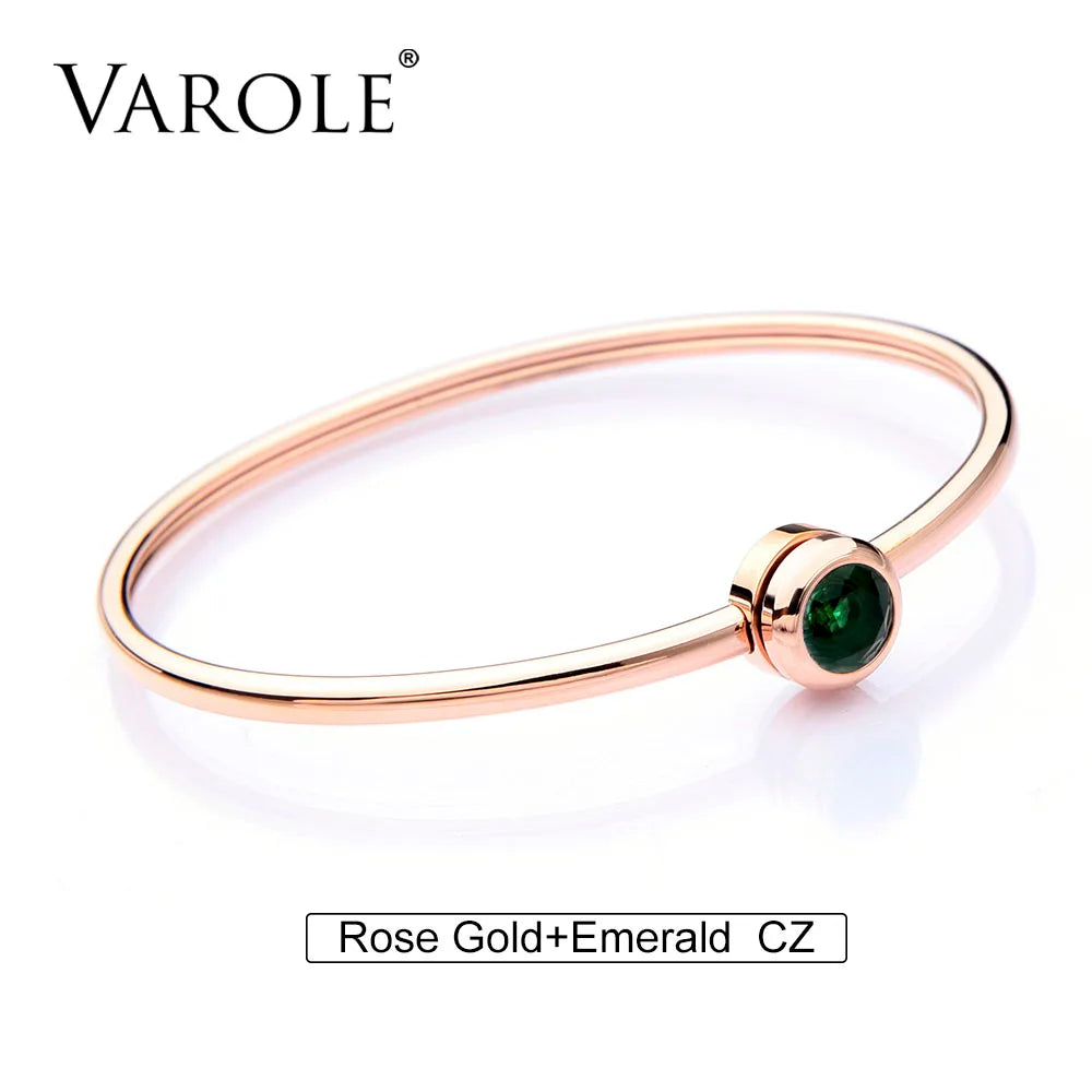 Aurora Crystal Cuff Bracelet