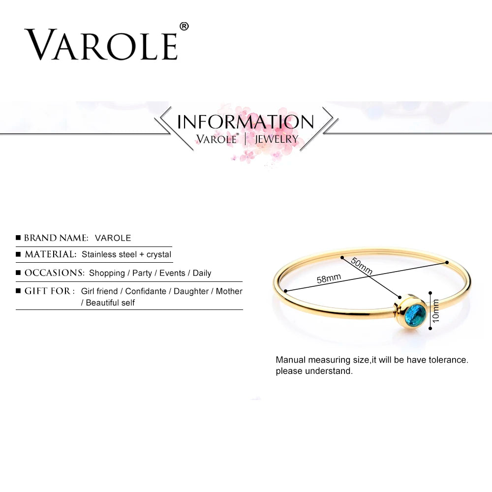 Aurora Crystal Cuff Bracelet