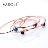 Aurora Crystal Cuff Bracelet