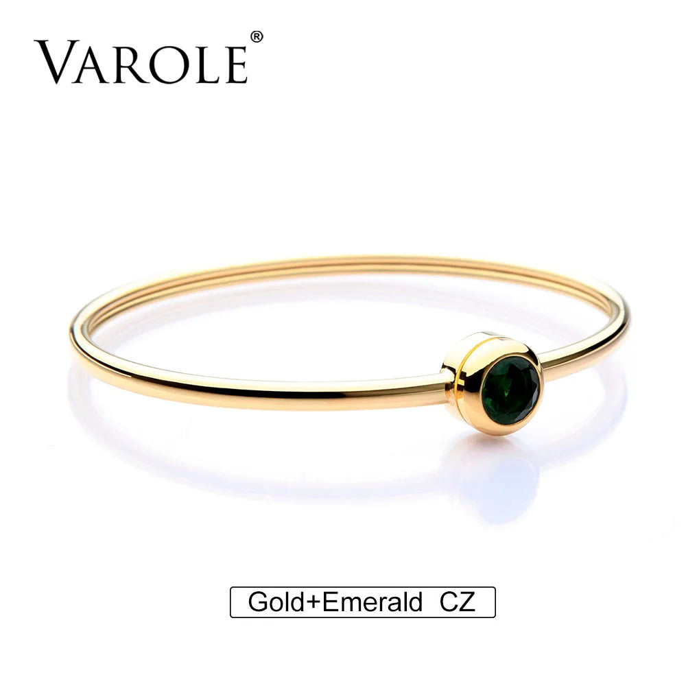 Aurora Crystal Cuff Bracelet