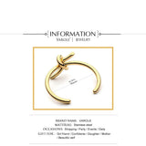 Evelina Knot Cuff Bracelet