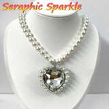 Amorette Heart Crystal Jewelry Set