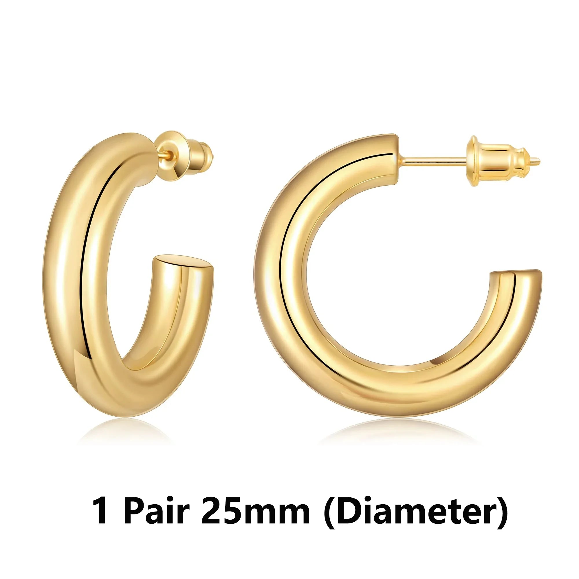 Aurora Gold Hoop Earrings