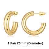 Aurora Gold Hoop Earrings