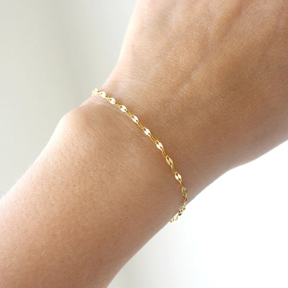 Seraphina Adjustable Gold Chain Bracelet
