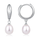 Isla Freshwater Pearl Hoop Earrings