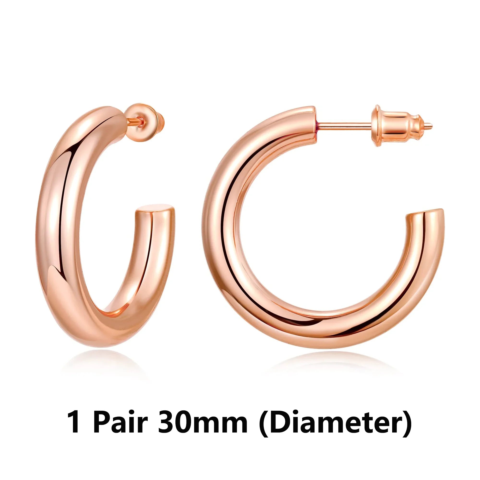 Aurora Gold Hoop Earrings