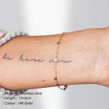 Seraphina Adjustable Gold Chain Bracelet