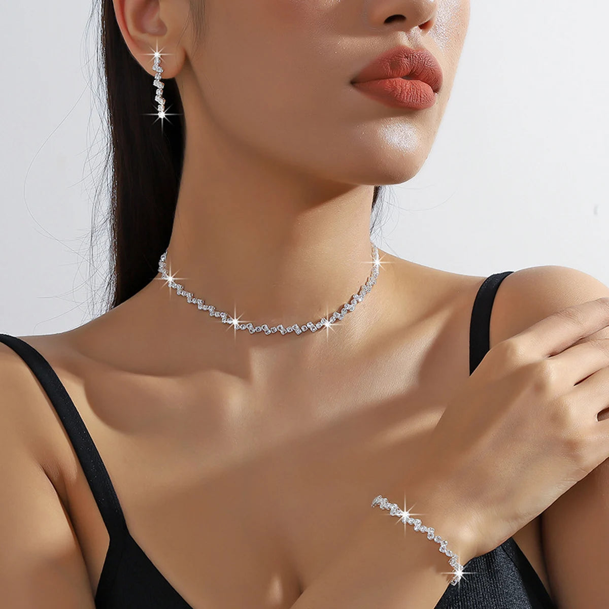 Starlight Silver Jewelry Set