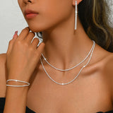 Starlight Silver Jewelry Set
