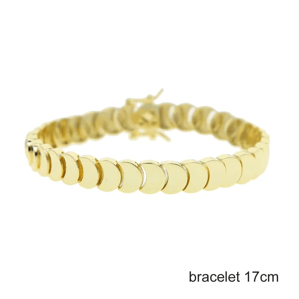Lunara Crystal Choker & Bracelet Set
