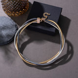 Luxe Triple Chain Necklace