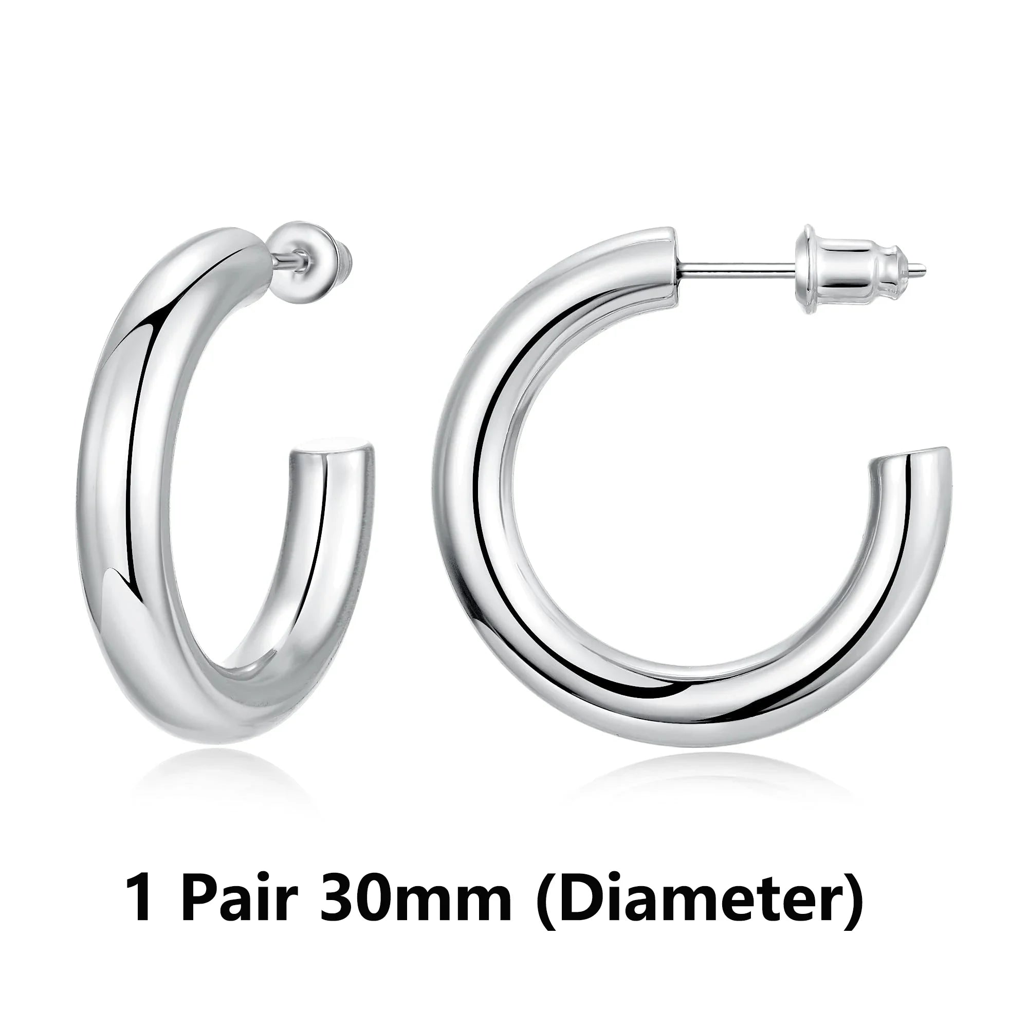 Aurora Gold Hoop Earrings