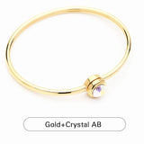 Aurora Crystal Cuff Bracelet