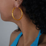 Valora Twisted Hoop Earrings