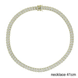 Lunara Crystal Choker & Bracelet Set