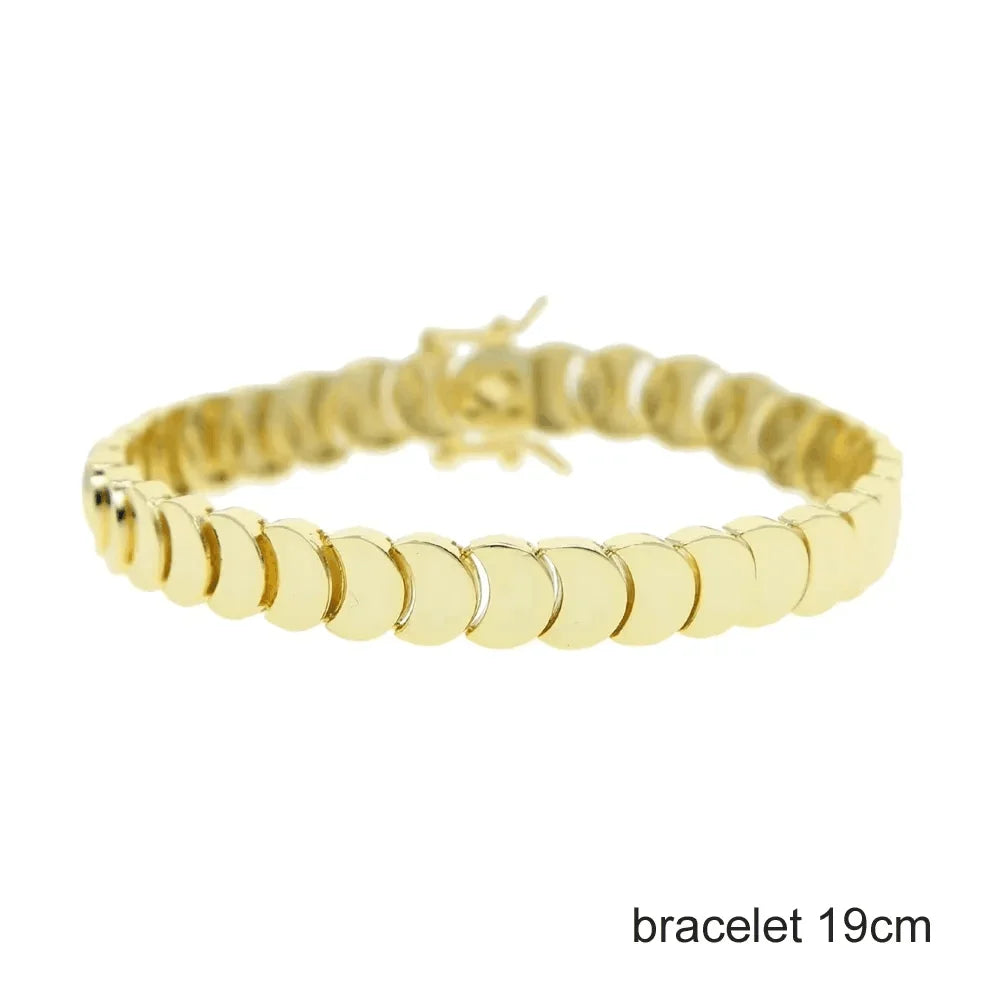 Lunara Crystal Choker & Bracelet Set
