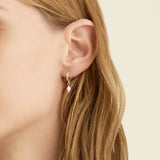 Isla Freshwater Pearl Hoop Earrings