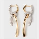 Evelisse Knot Crystal Earrings