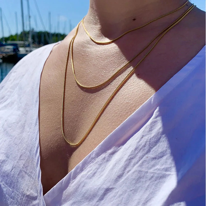 Luxe Minimalist Chain Necklace