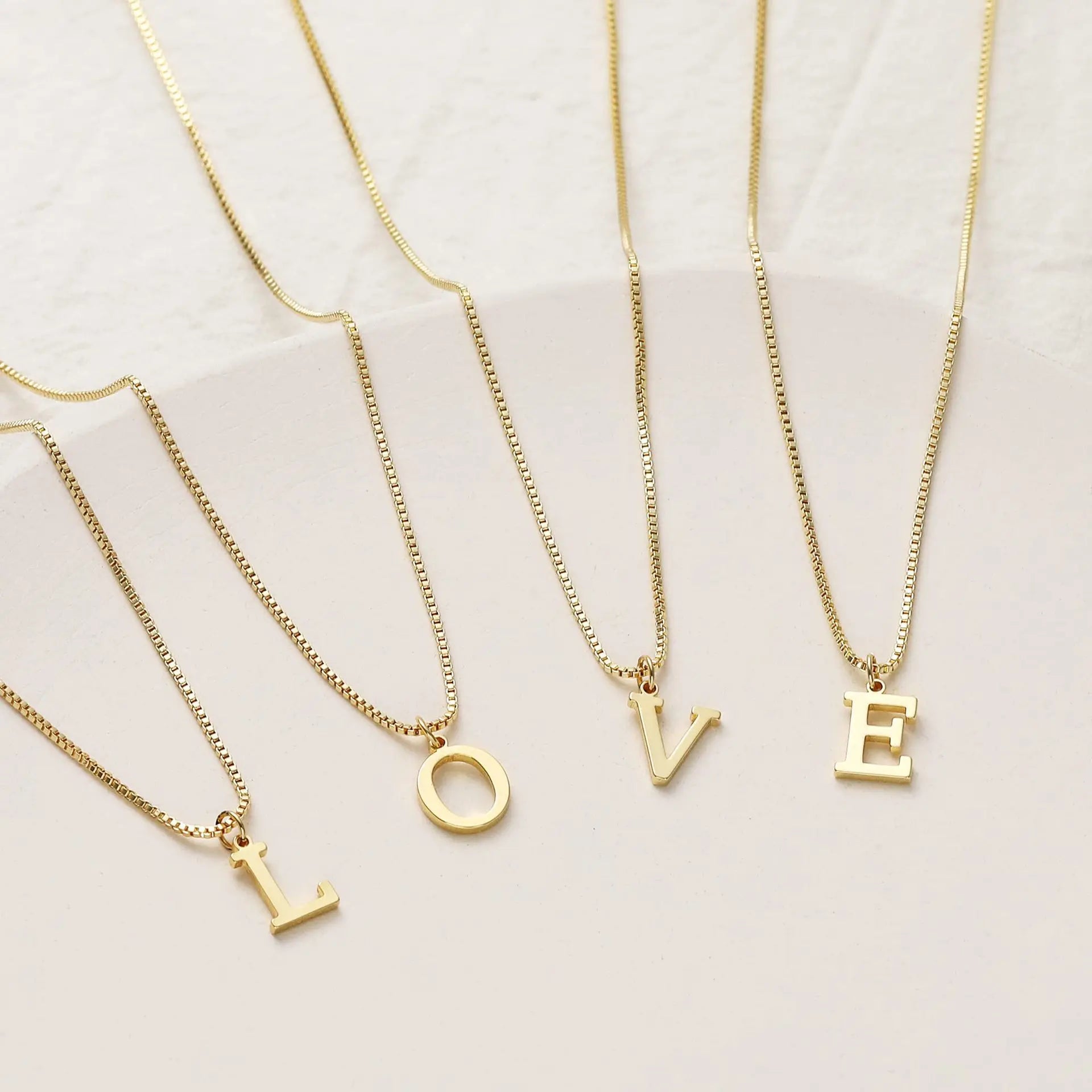 Lumière Initial Necklace