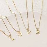 Lumière Initial Necklace