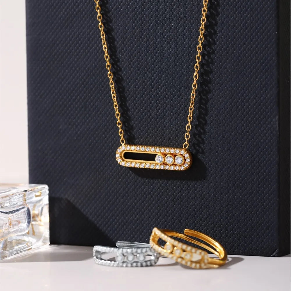 Celeste Zircon Necklace & Ring Set