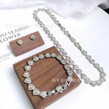 Amorette Heart Crystal Jewelry Set