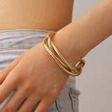 Luxe Triple Chain Necklace