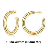 Aurora Gold Hoop Earrings