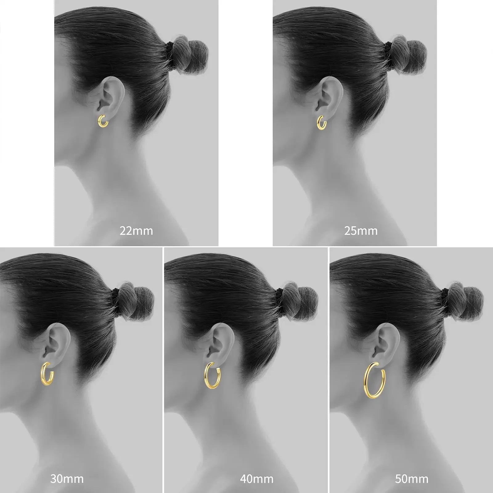 Aurora Gold Hoop Earrings