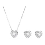 Amorette Heart Crystal Jewelry Set