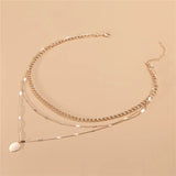Vintage Link Chain Pendant Necklace