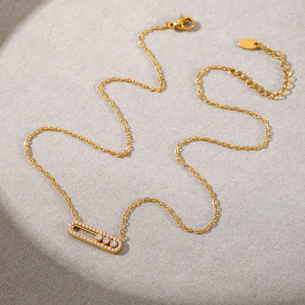 Celeste Zircon Necklace & Ring Set