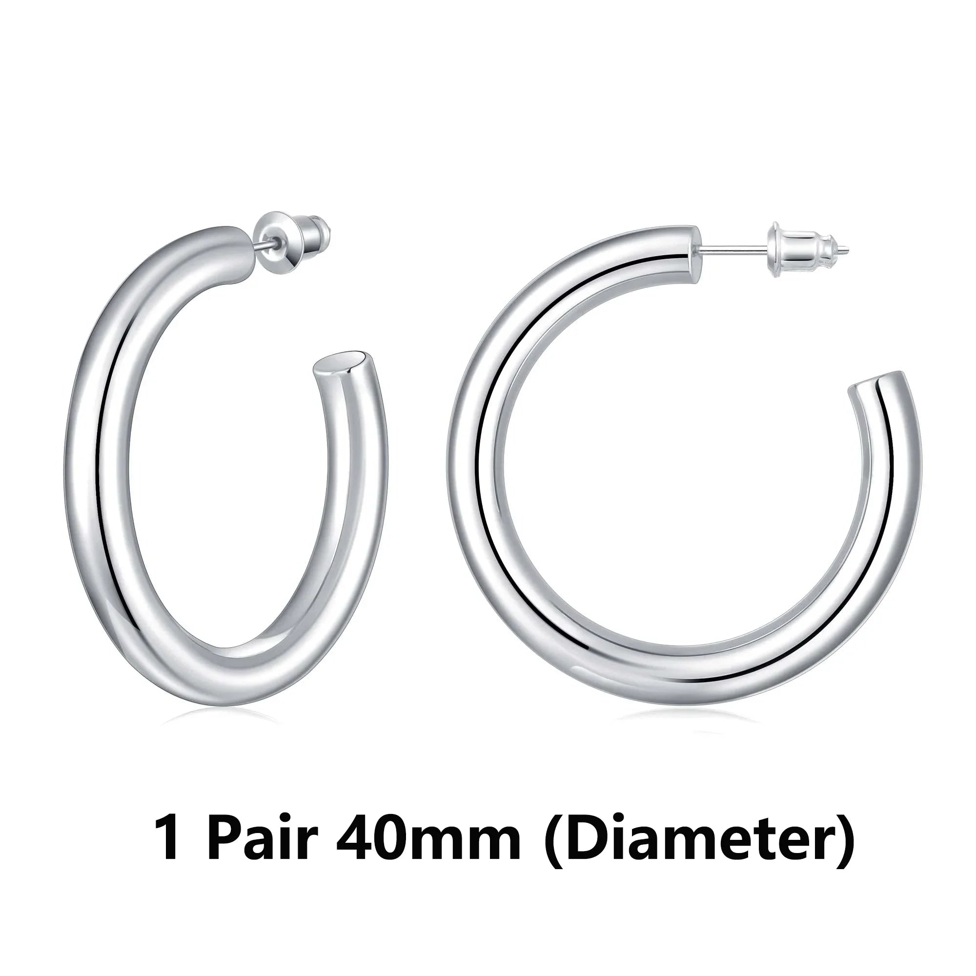Aurora Gold Hoop Earrings