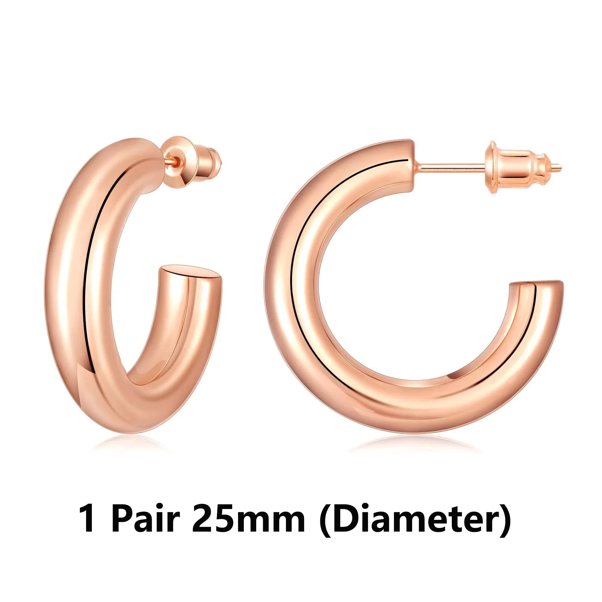 Aurora Gold Hoop Earrings