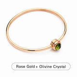 Aurora Crystal Cuff Bracelet