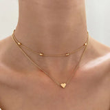 Céleste Gold Layered Charm Necklace