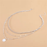 Vintage Link Chain Pendant Necklace