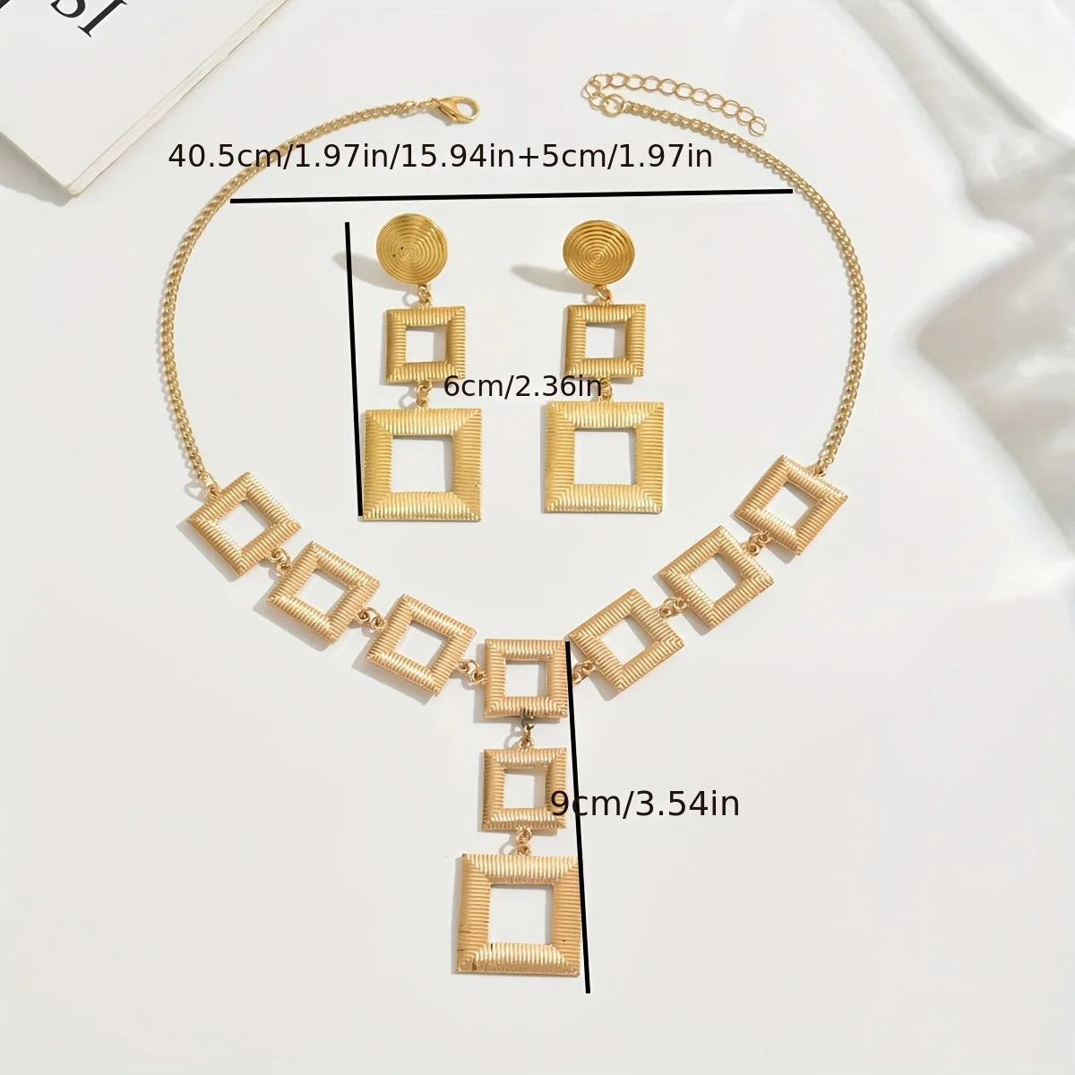 Aveline Geometric Jewelry Set