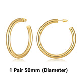 Aurora Gold Hoop Earrings