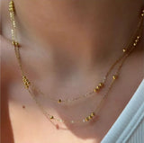 Zara Zircon Stainless Steel Choker Necklace