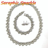 Amorette Heart Crystal Jewelry Set