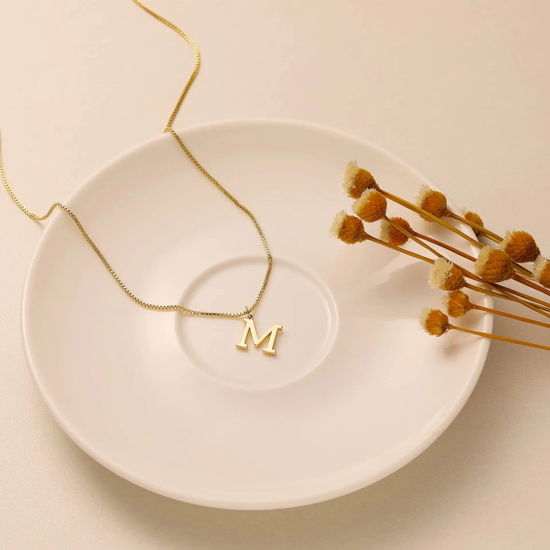 Lumière Initial Necklace