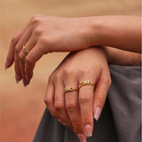 Celeste Zircon Necklace & Ring Set