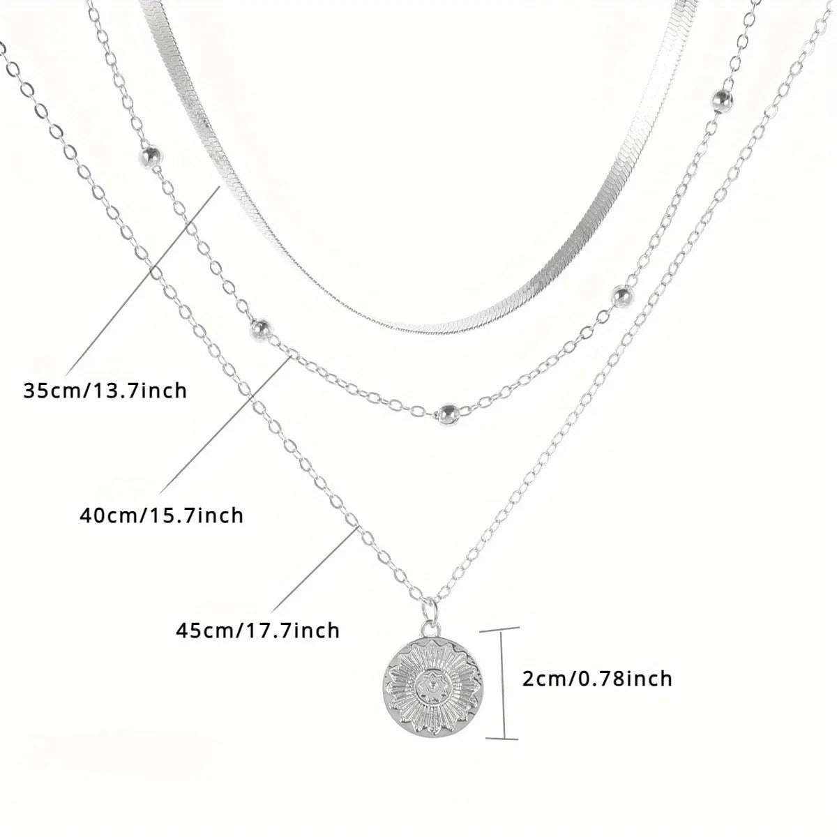 Y2K Layered Chain Necklace