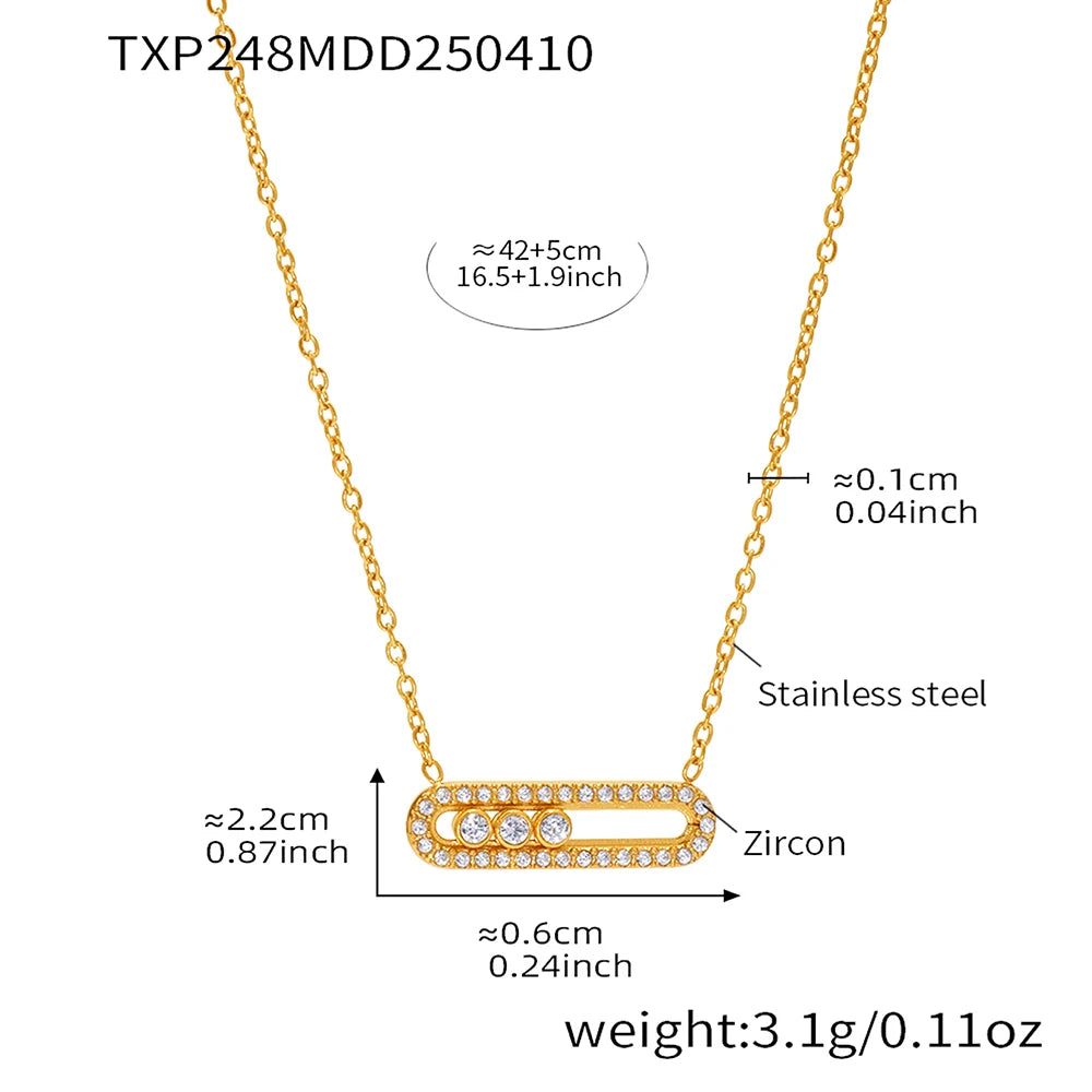 Celeste Zircon Necklace & Ring Set